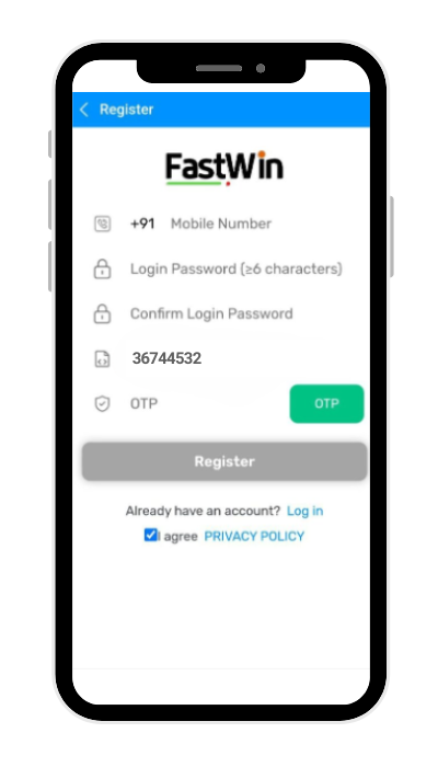fastwin sign up